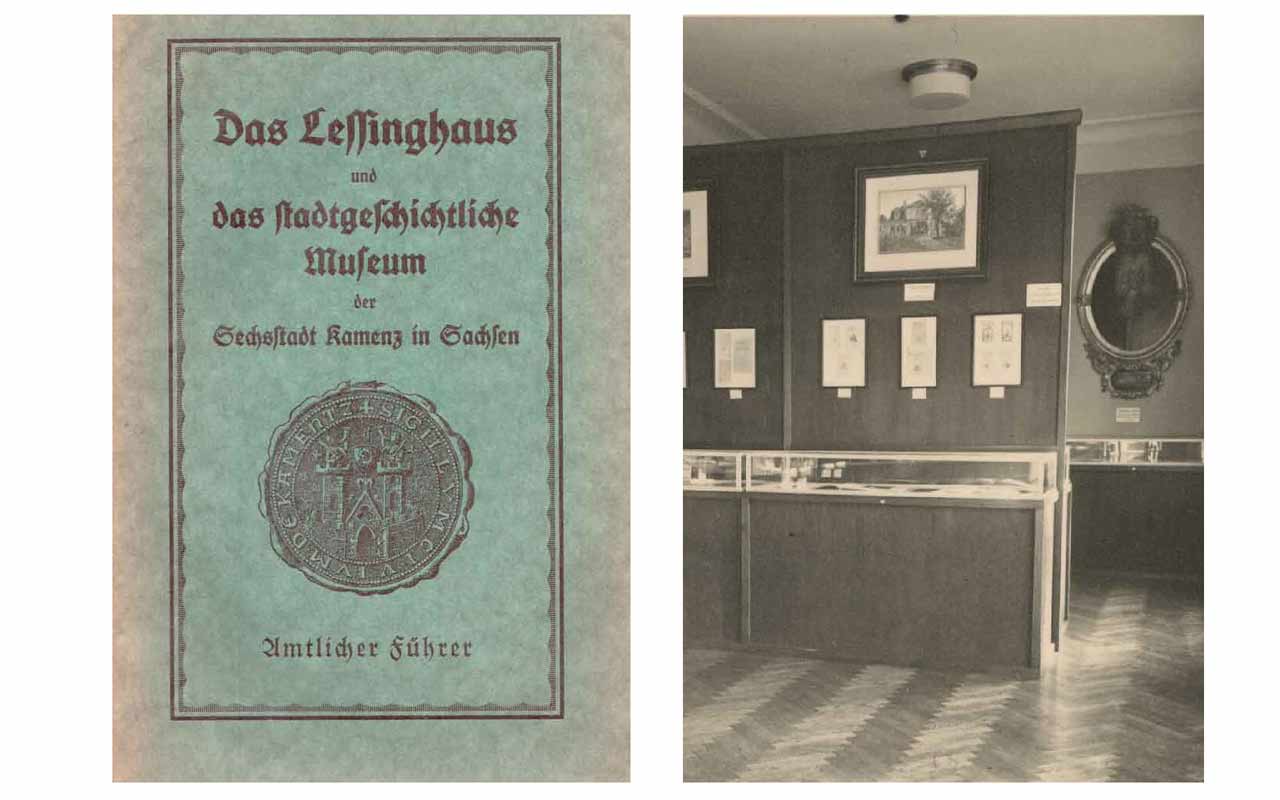 der erste Museumsführer und Einblick in das Museum von 1931 - Museum der Westlausitz Kamenz