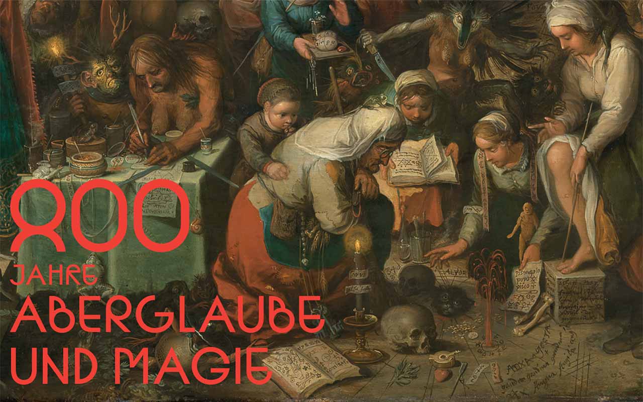 800 Jahre Aberglaube und Magie (Bild: Ausschnitt aus Hexenversammlung (Frans II. Francken (GG 1070))