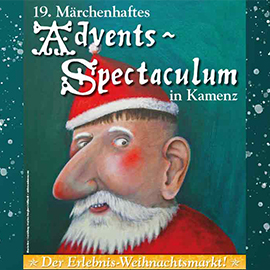 Plakat Adventsspectaculum 2024 im Museum der Westlausitz Kamenz